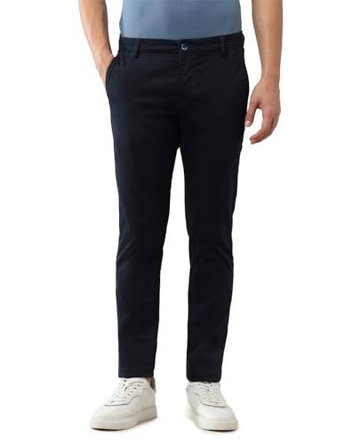 Image of Arrow Sport Men's Dobby Slim Fit Trousers