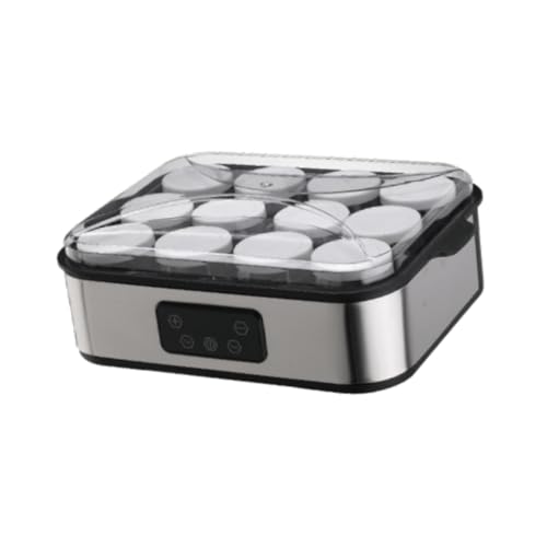 Electric Yogurt Maker Rice Maker Homemade Multifunctional Household Compact Greek with 12 Glass Cups for Gathering Shop