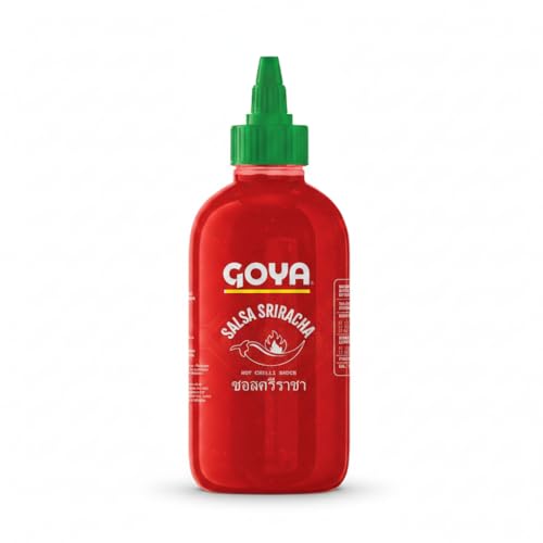 Salsa Sriracha 300ml - Salsa Picante Auténtica para Cocina Asiática y Mediterránea - Textura Espesa y Sabor Equilibrado - Goya - Bote con Tapón Dosificador - NEXU