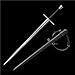 Medieval Sword Warrior Real Hand Forged Spring Steel 46