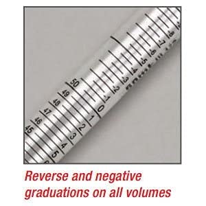 Globe Scientific 1782 Polystyrene Serological Pipette, Standard Tip, Sterile, Red Striped, 25ml Capacity, 345mm Length, Pack of 100