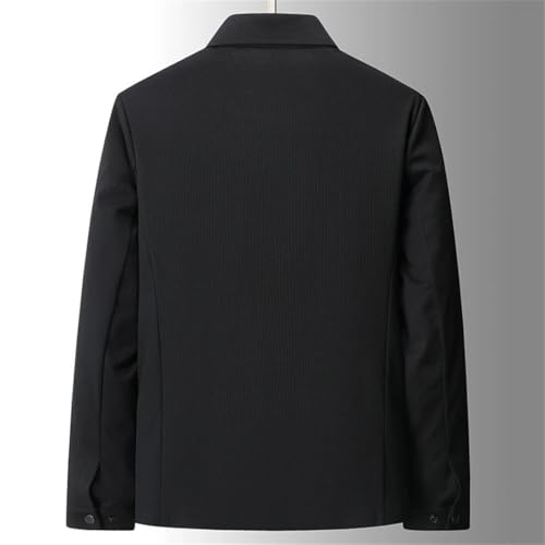 Men Waffle Texture Business Casual Blazer Uv Protection Professional Spring Summer Fashion Jacket4