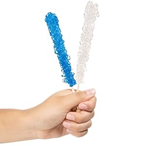 Hanukkahrockcandysugarstickskoshercertified18indivwrappedbluewhite  Urban Country Home Decor Hanukkah rock candy sugar sticks kosher certified 18 indiv wrapped blue white  urban country home decor