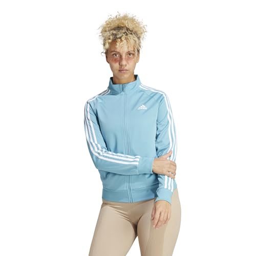 Image of adidas Women's Essentials Warm-Up Slim 3-Stripes Track Jacket