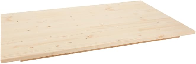 Asse Pasta, 100% Legno Abete Naturale, 90X55X1,8cm, Con Gradino, Made in Italy