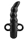 Anal Fantasy by Pipedream Vibrating P-Spot Ribbed - strukturierter Prostata/P-Punkt Stimulator Multi-Speed, 16 cm lang, Durchmesser: bis 32 mm, schwarz