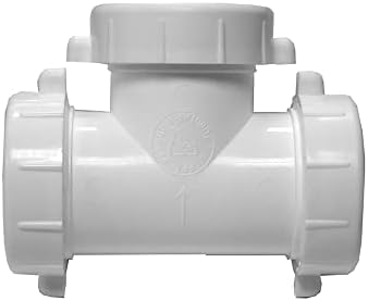 Jones Stephens P37400 1-1/2 SLIP JOINT TEE PVC W/ 1-1/4 WASHER - N/A