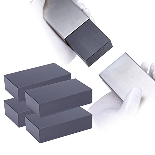 Muzata Flat Handrail Accessories - 4pack Extension Connector 100mm High Strength POM Handrail Fitting, HA01 BNP