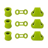 Kit de mosquetón de liberación rápida, de posicionamiento de Equipo al Aire Libre, Juego de topes de fijación de Cuerda, Rescate, montañismo, Rappel, Cueva, exploración, Deportes, Fitness