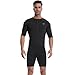 Lo.gas Triathlon Suits Mens,High Elasticity Breathable Quick-qrying Trisuit Race‌ Skinsuits Cycling Swimskin Bike Swim Run Black XX-Large