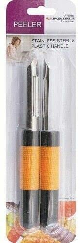 Orbitron 2 Pcs Lancashire Peeler Stainless Steel Vegetable Fruit Speed Potato Kitchen