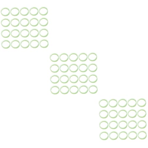 PACKOVE 3sets Stackable Glow Rings Bulk Party Pack Luminous Finger Ring Set Thumb Trendy Party Supplies 100pcs*3