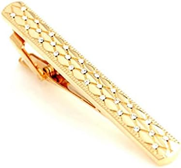 YCZDG Fashion Classic Gold-Plated Tie Clip Men's Gentleman Tie Clip Groom Dress Accessories Tie Clip