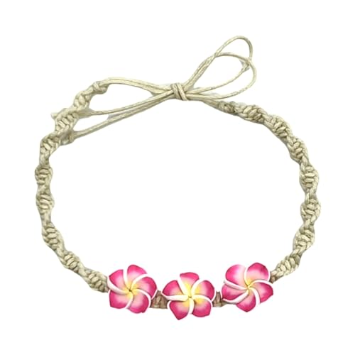 Generic Plumeria Flower Adjustable Anklet Or Bracelet thumb #1