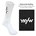 YKYWBIKE Cycling Socks for Men Women-Athletic Crew Bike Socks,Moisture Wicking MTB Biking Sock,Compression Aero Cycling Socks