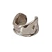Handmade Single Wide Band Adjustable Ear Cuff, Sterling Silver Clip On Ear Cuffs Non Piercing Huggie Earrings for Women, Wide A-Symmetrical Curved Band Dainty Fake Ear Cartilage Clips, By MiYa Jewelry