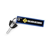 KEYTAILS Keychains, Premium Quality Key Tag for Motorcycle, Car, Scooter, ATV, UTV [Real Men Like...