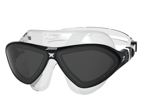 Zoggs Horizon Flex Mask Clear Black Tint Smoke, Clear/Black/Tint Smoke