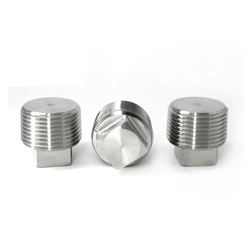 Bouchon mâle 1-1/4 pour obturer tuyau eau et réseau huile en inox