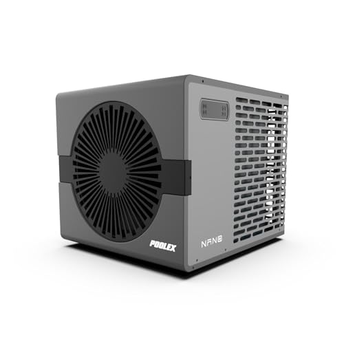 POOLEX - Pompe à Chaleur Nano 3 KW connectée Wi-FI avec dégivrage Automatique Intelligent pour Petites piscines compactes : Hors Sol, Semi-enterrée, enterrée,...
