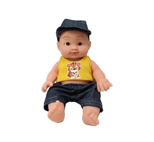 See full amazon price history chart for Adorable Baby Boy Doll with Denim Outfit and Cool Cap – Doll Set with Movable Joints & Accessories Boys Toys (Random Dress Color/Design) – 19.5cm Standing Height, 15cm Seated (Yellow) Adorable Baby Boy Doll with Denim Outfit and Cool Cap – Doll Set with Movable Joints & Accessories Boys Toys (Random Dress Color/Design) – 19.5cm Standing Height, 15cm Seated (Yellow) (B0DF6PR942) Amazon Price History, Amazon Price Tracker