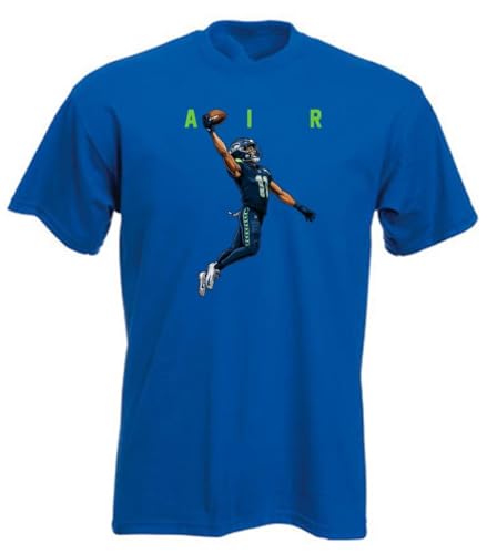 Jaxon Smith-Njigba AIR JSN Seattle Shirt T-Shirt Youth Small Royal Blue