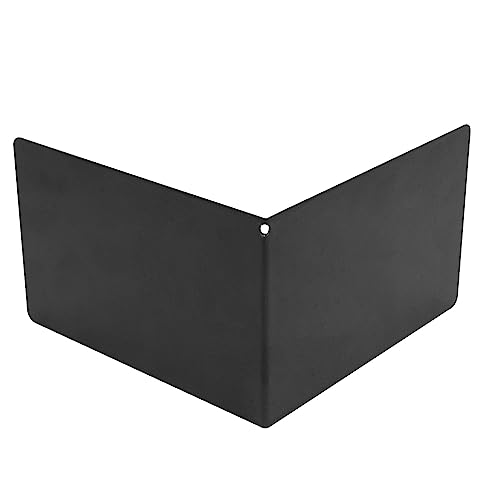 Idena 10843 - Serre-livres métal, noir, 4 supports de livres, 14 x 14 x 8,5 cm, serre-livres pour étagères à livres