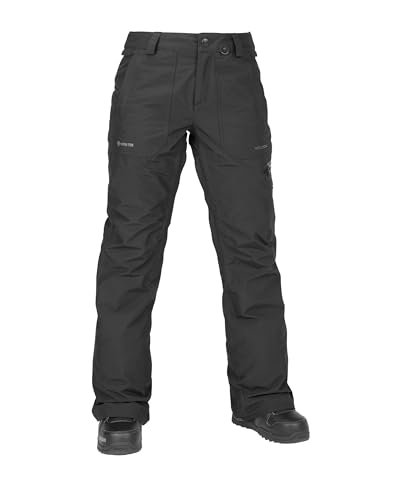 Volcom Women's Knox Insulated Gore-Tex Slim Fit Snowboard Pant Black