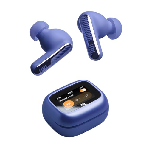 Image of JBL New Live Beam 4 TWS with Smart Charging Case, Hi-Res Audio, True Adaptive Noise Cancelling 2.0, 6-Mic Perfect Calls 2.0, Personi-Fi 3.0, BT 6.0, LE Audio,Auracast, Up to 48H Playtime, IP55, Blue