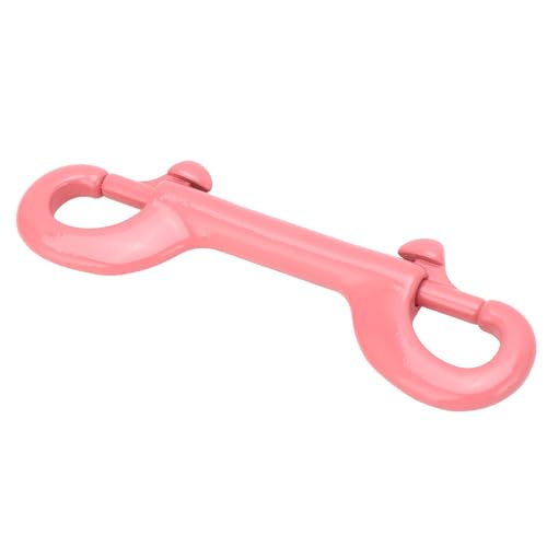 RiToEasysports Diving Hook, 100mm 316 Stainless Steel Double Ended Bolt Snap Diving Chain Clips for Underwater Diving (Dusty Roseate)