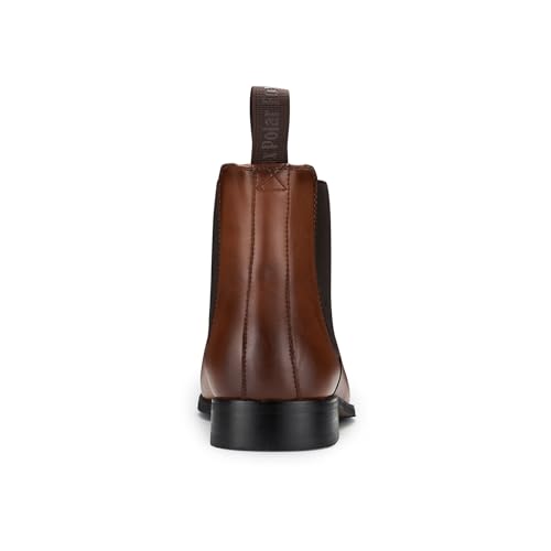 Image of Polar Fox Men's Classic High-Top Chelsea Boot | Stylish Slip-On Ankle Boot for Dress, Casual & Formal Wear