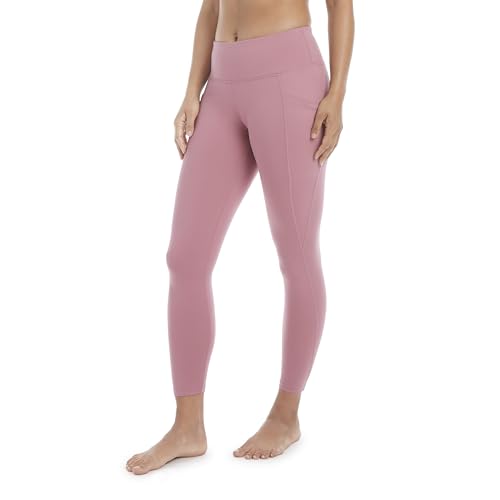 Jockey Women's Activewear Premium Utility 7/8 Legging, Mesa Rose, Small