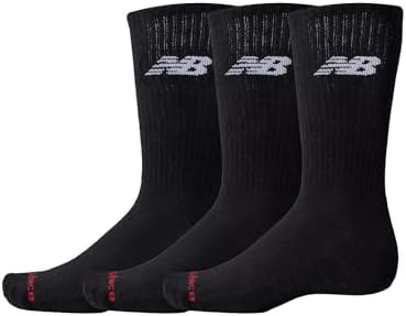 New Balance Everyday Socks Pack of 3, black, 6-9 US