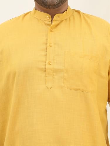 Image of SOJANYA Plus(Since 1958), Men's Cotton Short Kurta