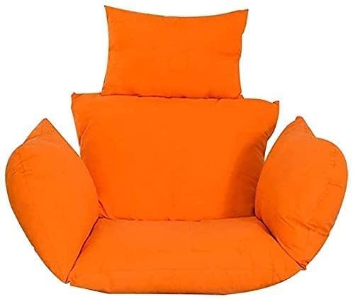 Swingzy-Cushion-for-Hanging-Basket-Chair-SwingOutdoor-Egg-Swing-Chair-Soft-CushionJhula-Seat-Padded-Pillow-CushionSwing-Chair-Cushion-with-Polyester-Cloth-Orange