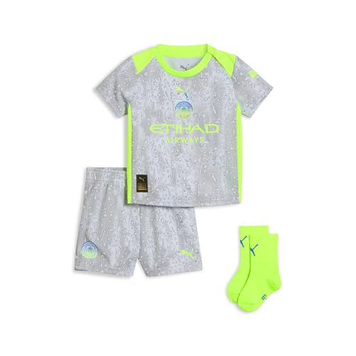 Image of PUMA Manchester City Kids Third Baby Kit 2025/26 Season - Pro Green - Size: 0-3 Month
