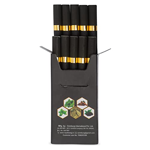 ROYAL SWAG Ayurvedic & Herbal Cigarette, Regular (10 Sticks) Smoking Cessation - Helps in Quit Smoking - Thumbnail 4