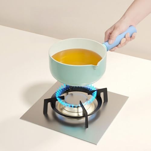 Olla de hierro con aislamiento térmico de alta resistencia y mango ergonómico azul 7