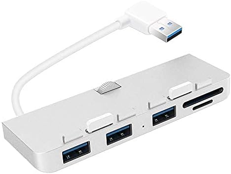Cateck Ultra-Thin Premium Aluminum 3-Port USB 3.0 Hub with SD/TF Card Reader Combo Exclusively Designed for iMac Slim Unibody