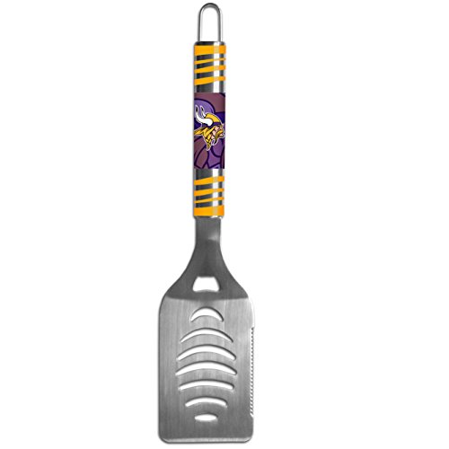 NFL Minnesota Vikings Stainless Steel Tailgater Spatula with Color Handle, Silver