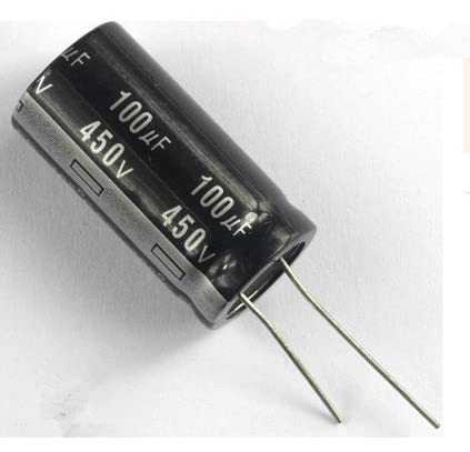 Akcesoria elektroniczne 100 sztuk 450V100uF 100UF 450V Kondensatory elektrolityczne i ROHS 18 x 30 mm Urządzenia elektroniczne