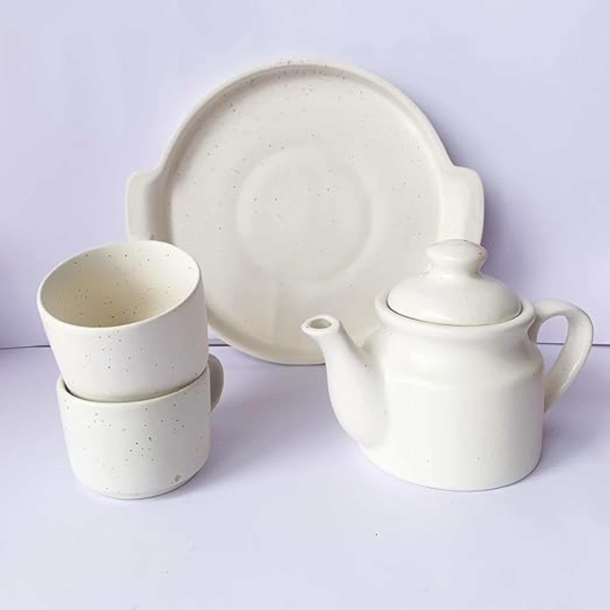 Hand Painted Ceramic Tea Kettle Set