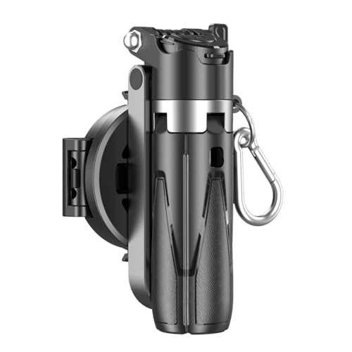Trípode magnético mejorado Fangxuee con disparador Bluetooth y mástil telescópico