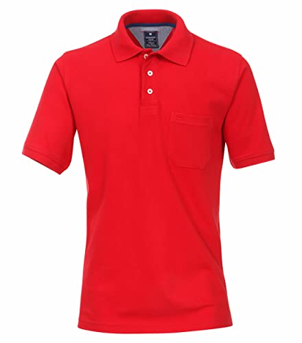 Polo homme avec poche poitrine 100% coton uni Redmond confort classique