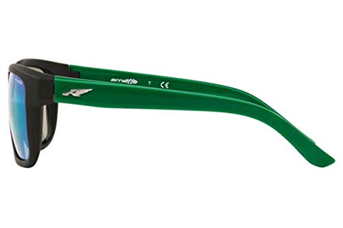 Arnette Swindle 4218 Sunglasses Black Green/Green Mirror3