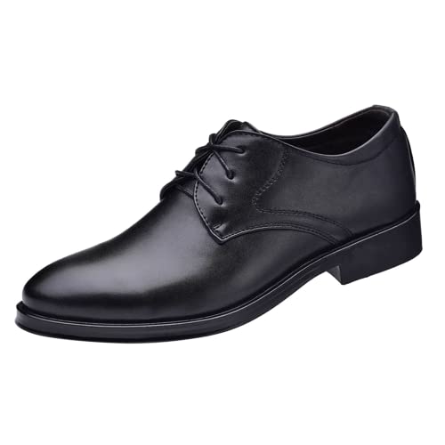 Dress Shoes for Men Lightweight Breathable Lace Up Wedding Shoes Casual Modern Business Formal Oxfords Shoes