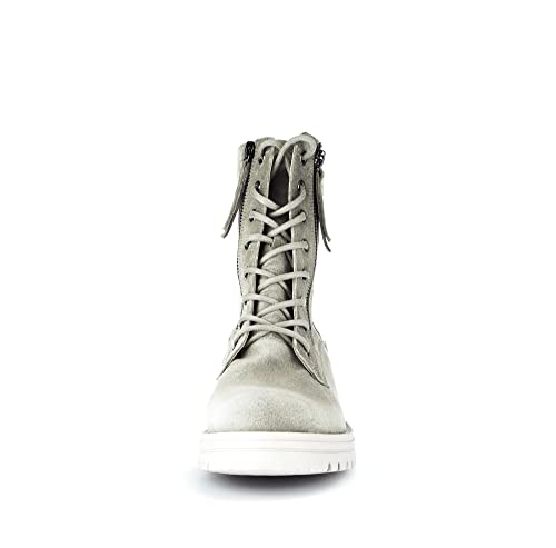 Gabor Damen Combat Boots, Frauen Stiefeletten,Wechselfußbett,Moderate Mehrweite (G),Stiefel,Bootee,Booties,salvia (Flausch),39 EU / 6 UK – Ansicht 5