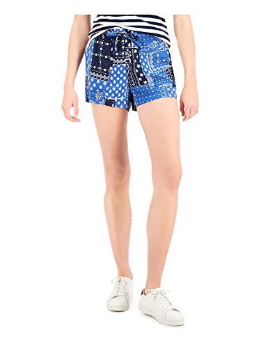 Short bandana Tommy Jeans bleu XS pour éviter la chaleur du style