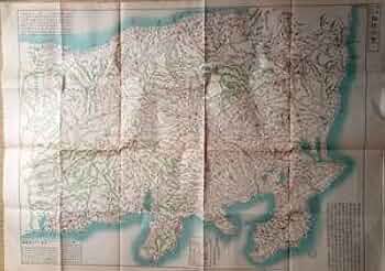日本古地図選蒐会刊　関東十九州路程便覧　古地図 Amazon.co.jp: f23030808〇復刻 古地図 関東十九州路程便覽 嘉水