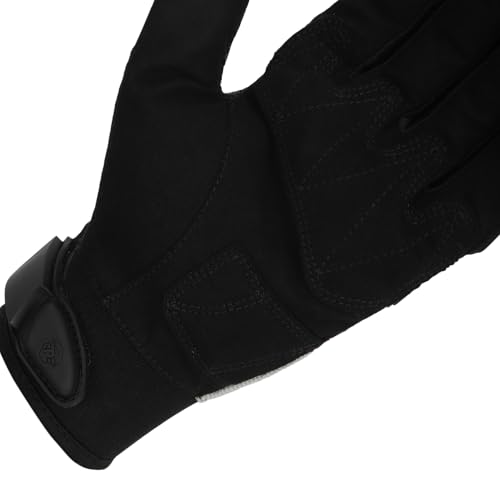 Image of Royal Enfield Street Ace Riding Gloves | Air Mesh- optimum ventilation | Microsuede patch for grip | Poly Stretch fabric | Protection- TPR Knuckle protectors | OFF-WHITE L